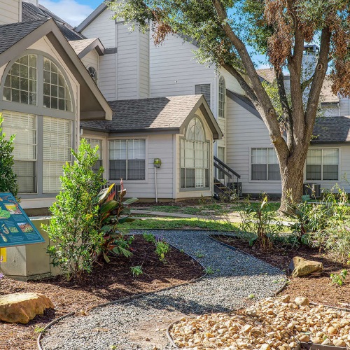 Thoughtful details to elevate your lifestyle Butterfly garden with graveled walkways